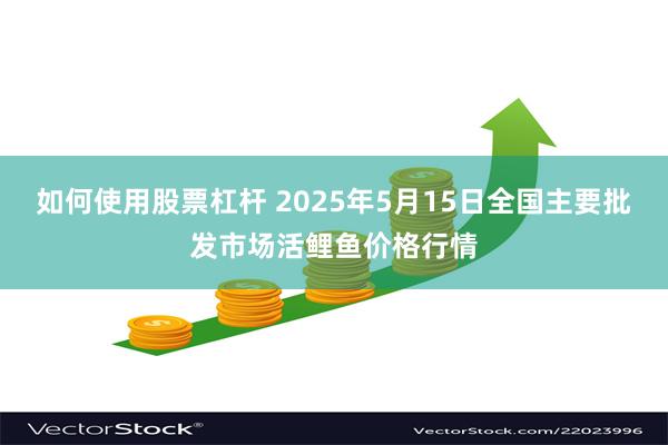 如何使用股票杠杆 2025年5月15日全国主要批发市场活鲤鱼价格行情