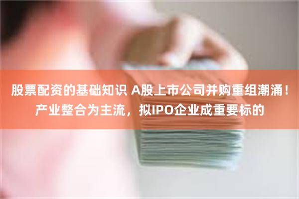 股票配资的基础知识 A股上市公司并购重组潮涌！产业整合为主流，拟IPO企业成重要标的