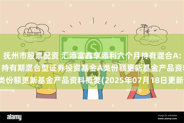抚州市股票配资 汇添富鑫享添利六个月持有混合A: 汇添富鑫享添利六个月持有期混合型证券投资基金A类份额更新基金产品资料概要(2025年07月18日更新)