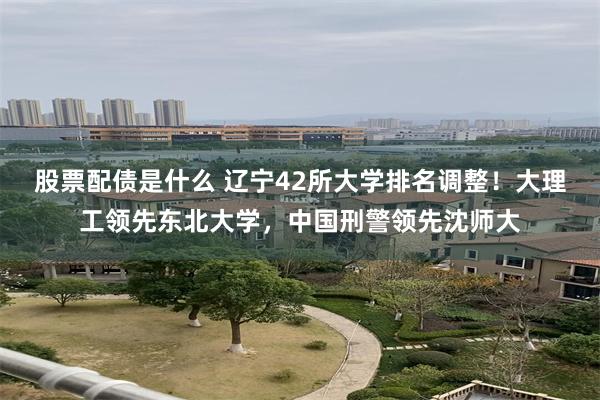 股票配债是什么 辽宁42所大学排名调整！大理工领先东北大学，中国刑警领先沈师大