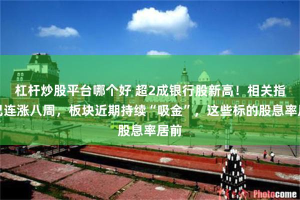杠杆炒股平台哪个好 超2成银行股新高！相关指数已连涨八周，板块近期持续“吸金”，这些标的股息率居前