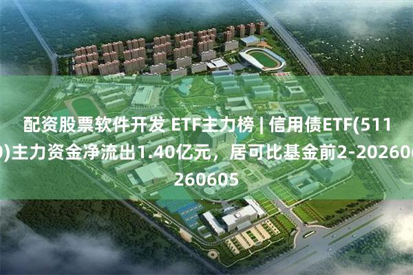 配资股票软件开发 ETF主力榜 | 信用债ETF(511190)主力资金净流出1.40亿元，居可比基金前2-20260605