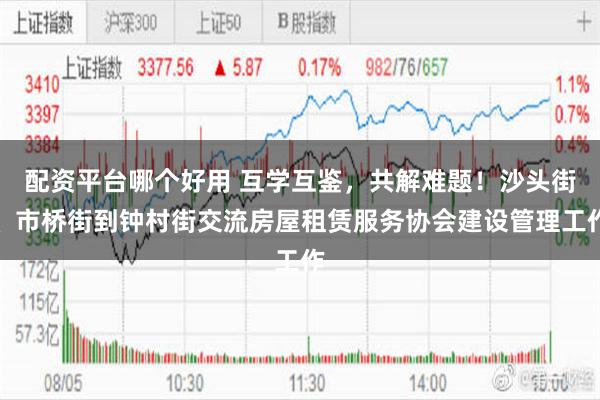配资平台哪个好用 互学互鉴,共解难题!沙头街、市桥街到钟村街交流房屋租赁服务协会建设管理工作