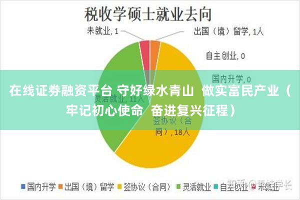 在线证劵融资平台 守好绿水青山  做实富民产业（牢记初心使命  奋进复兴征程）